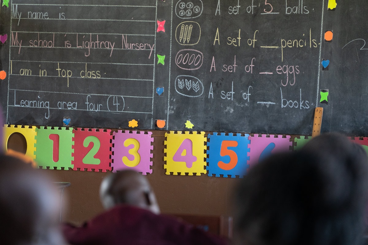 Lichtstrahl vorschule schultafel